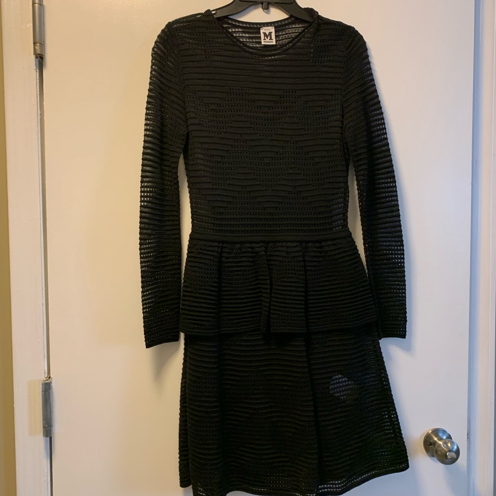 MISSONI Scoop Neck Knee-Length Dress - Size 44